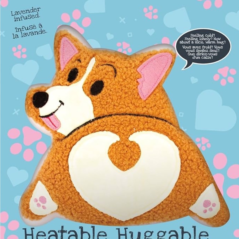 NEW Heatable Huggable corgi butt, warmie